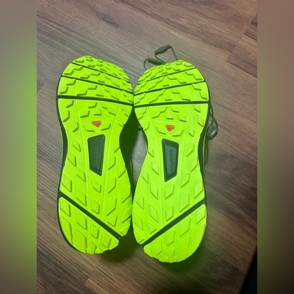 Salomon Sense Ride - Men’s 10 Trail Running Shoes- Highlighter Neon Yellow/Green main image 4